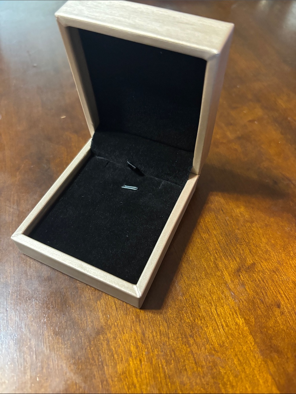 Jewelry Presentation Box for Men Accessories - Black Interior, Taupe Exterior